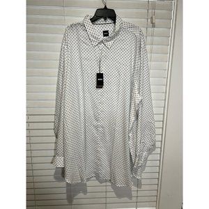 Hugo Boss Patterned Long Sleeve Button Up Shirt -‎ Size 5XL